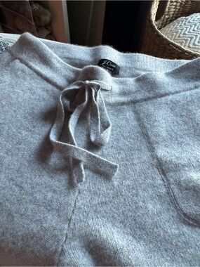 J. Crew Light Gray Cashmere Sweater lounge pants - Small